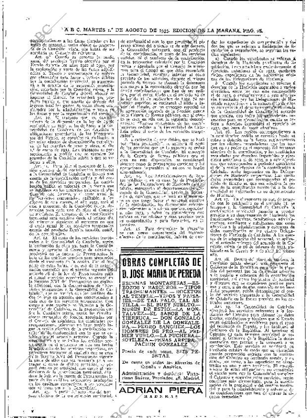 ABC MADRID 01-08-1933 página 28