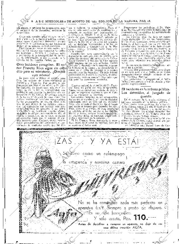 ABC MADRID 02-08-1933 página 16