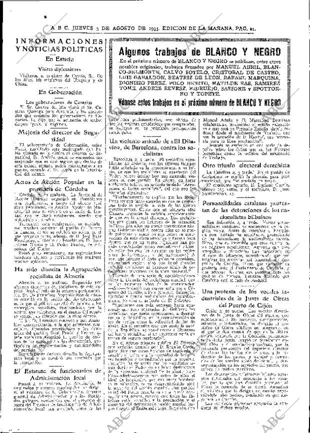 ABC MADRID 03-08-1933 página 21