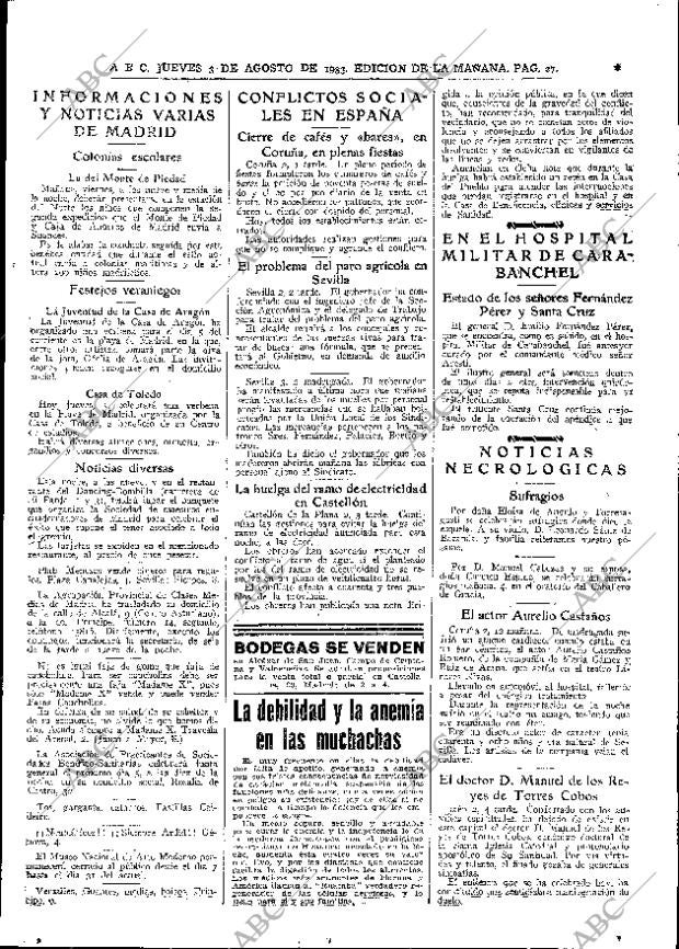 ABC MADRID 03-08-1933 página 27