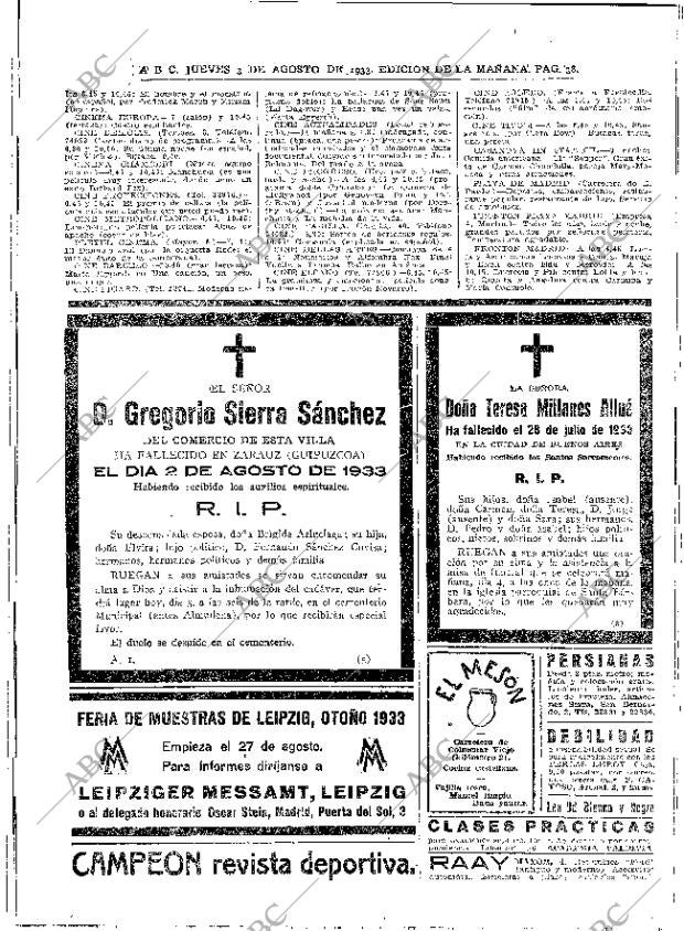 ABC MADRID 03-08-1933 página 38