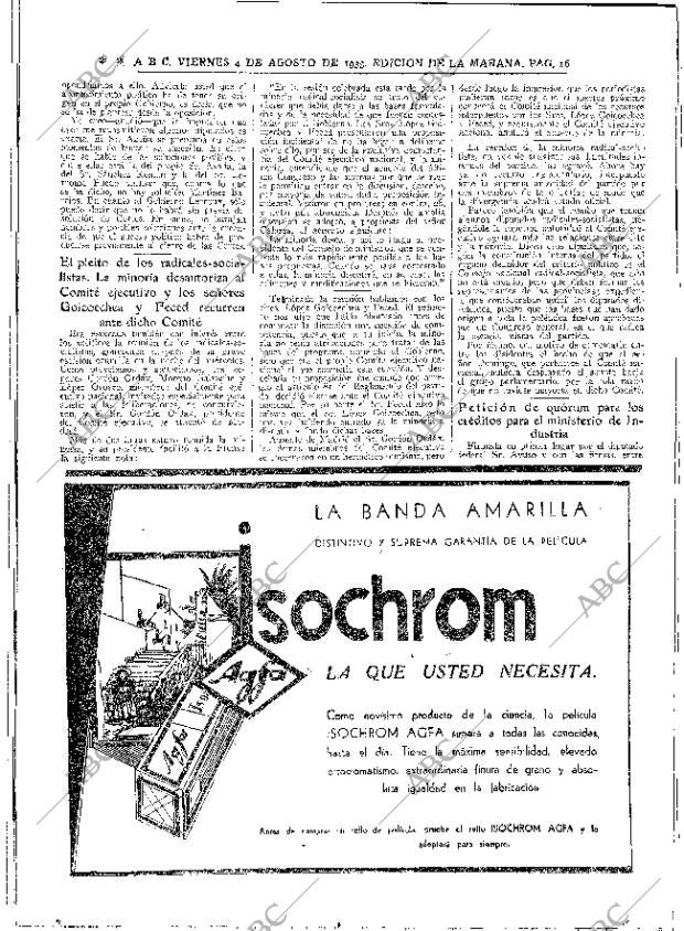 ABC MADRID 04-08-1933 página 16