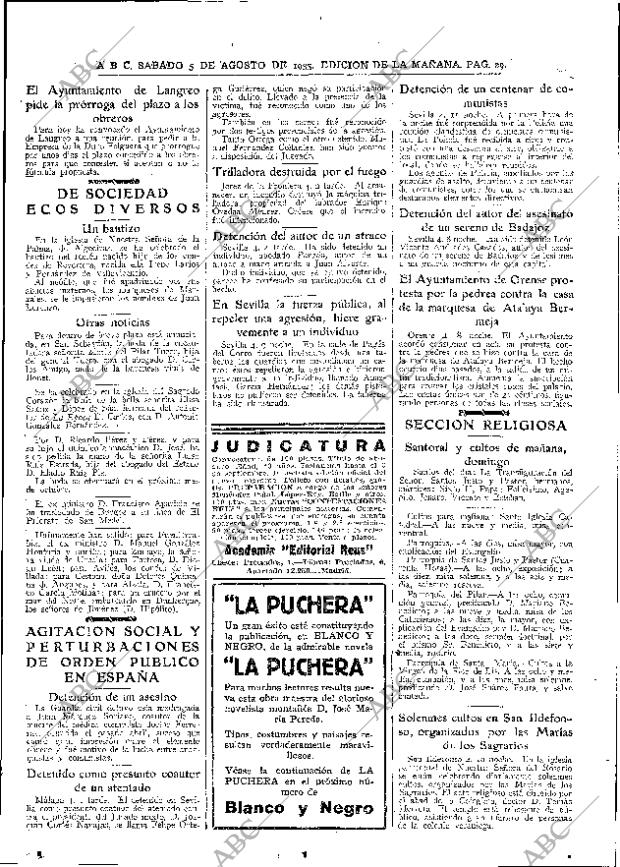 ABC MADRID 05-08-1933 página 29