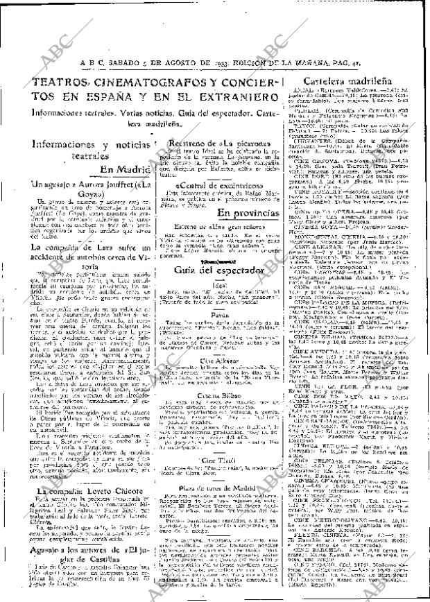 ABC MADRID 05-08-1933 página 41