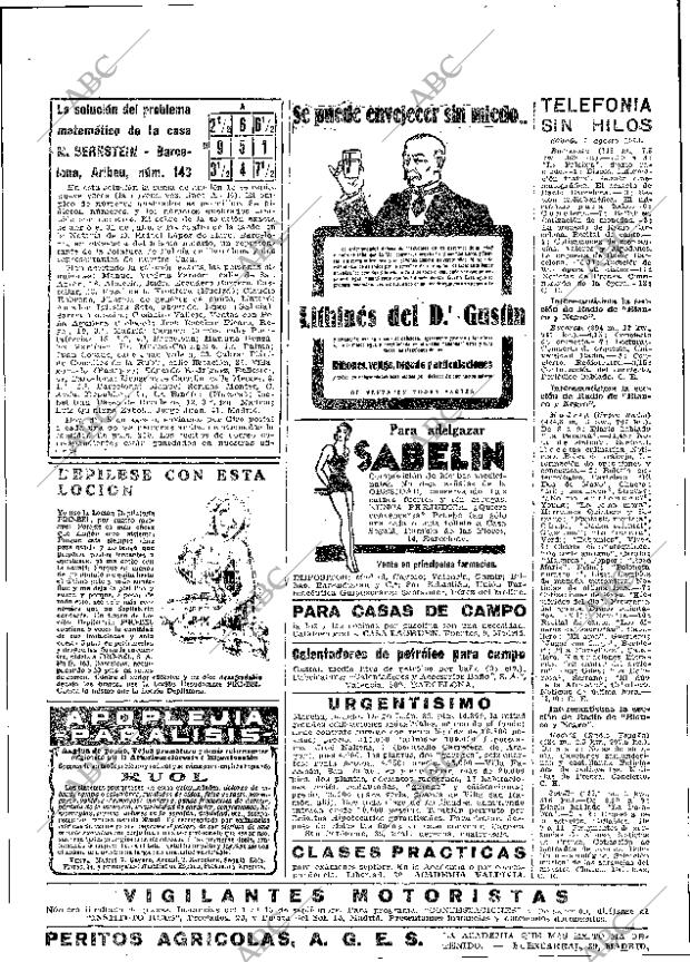 ABC MADRID 05-08-1933 página 45