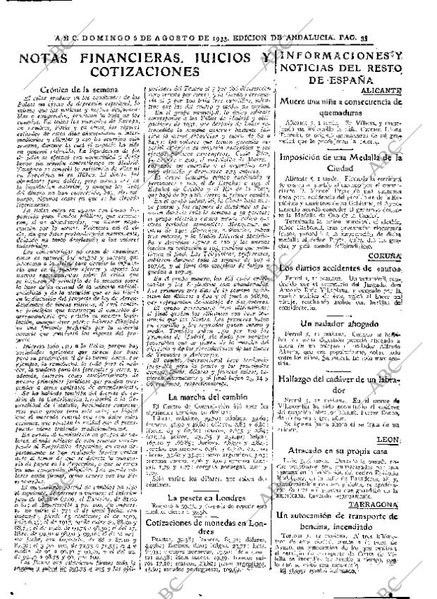 ABC SEVILLA 06-08-1933 página 33