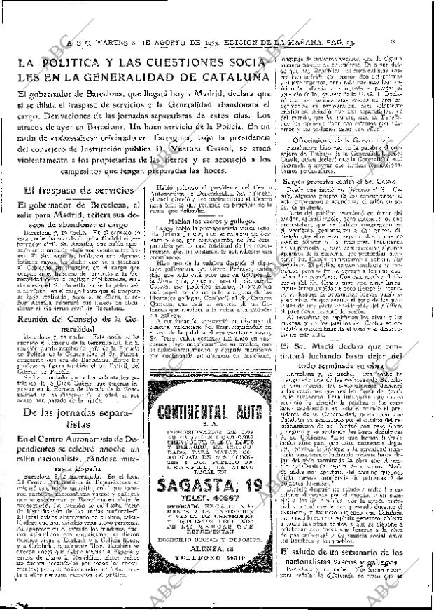 ABC MADRID 08-08-1933 página 23