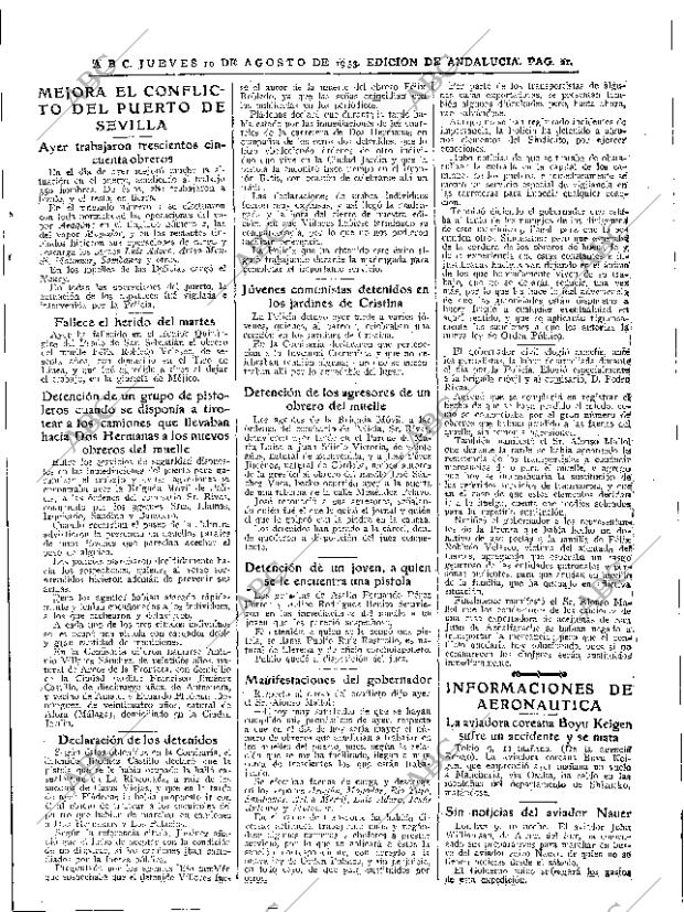 ABC SEVILLA 10-08-1933 página 21