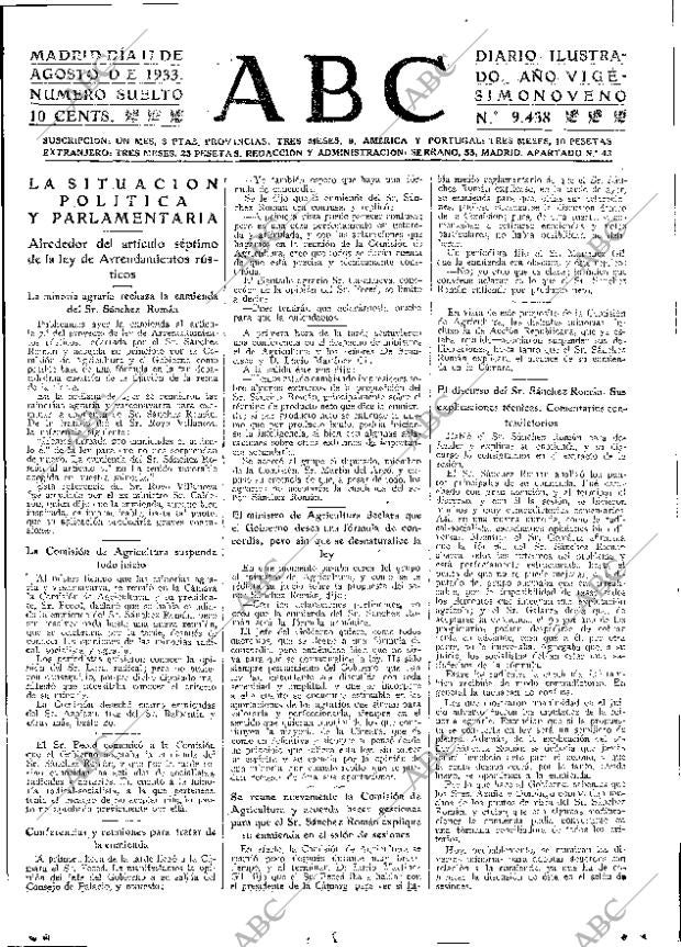 ABC MADRID 11-08-1933 página 15