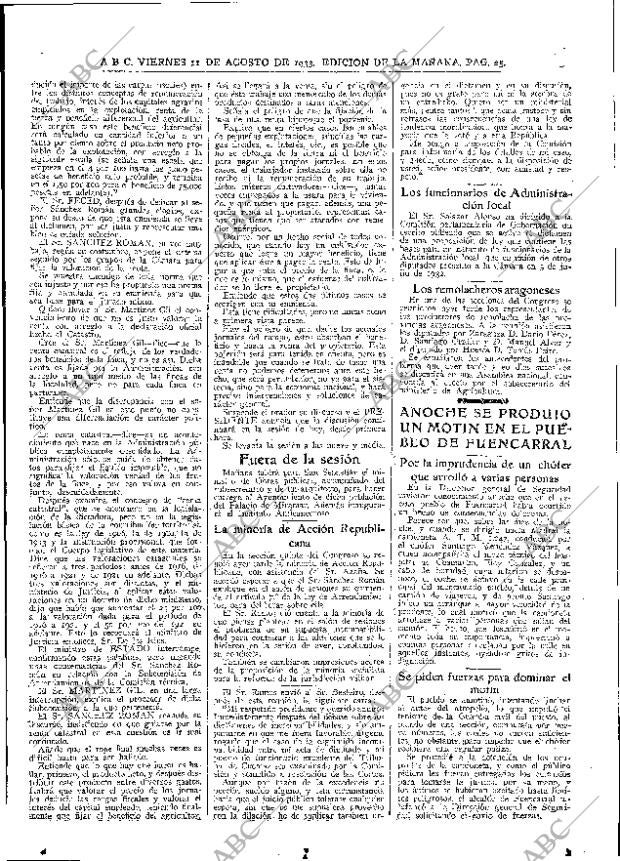 ABC MADRID 11-08-1933 página 25