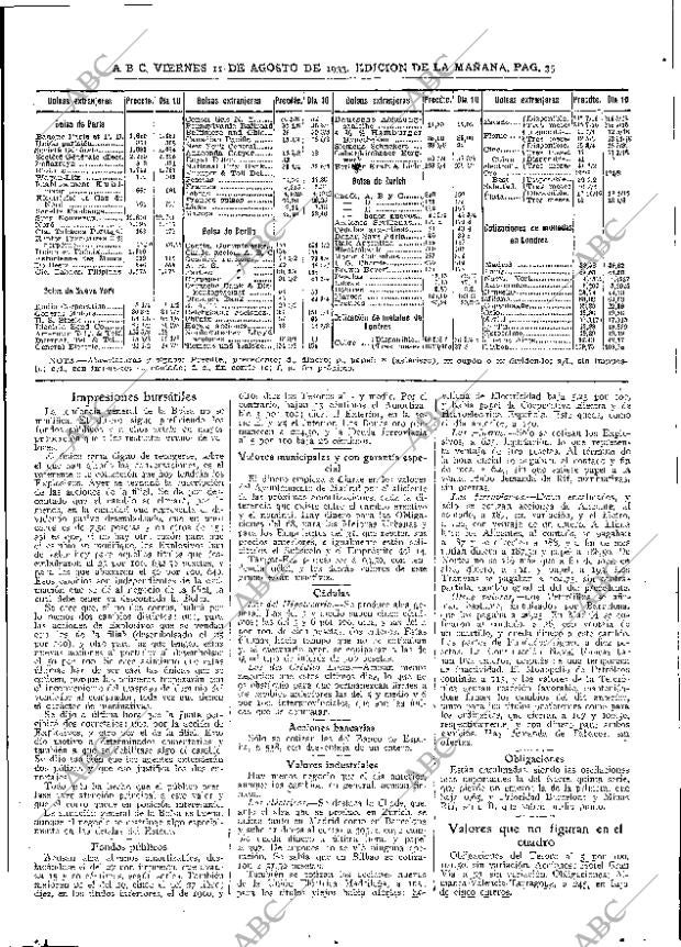 ABC MADRID 11-08-1933 página 35