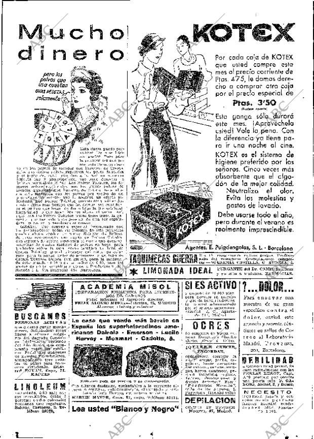 ABC MADRID 11-08-1933 página 45