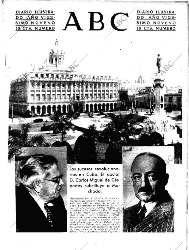 ABC MADRID 15-08-1933 página 1