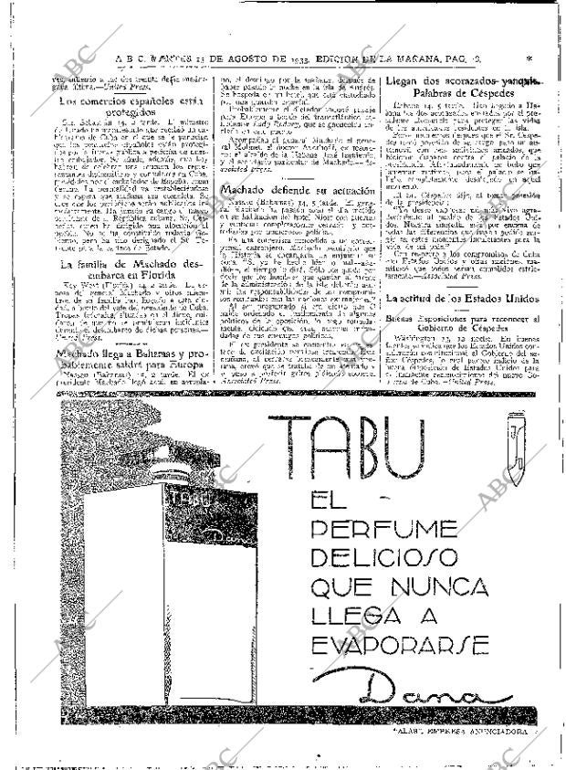 ABC MADRID 15-08-1933 página 18