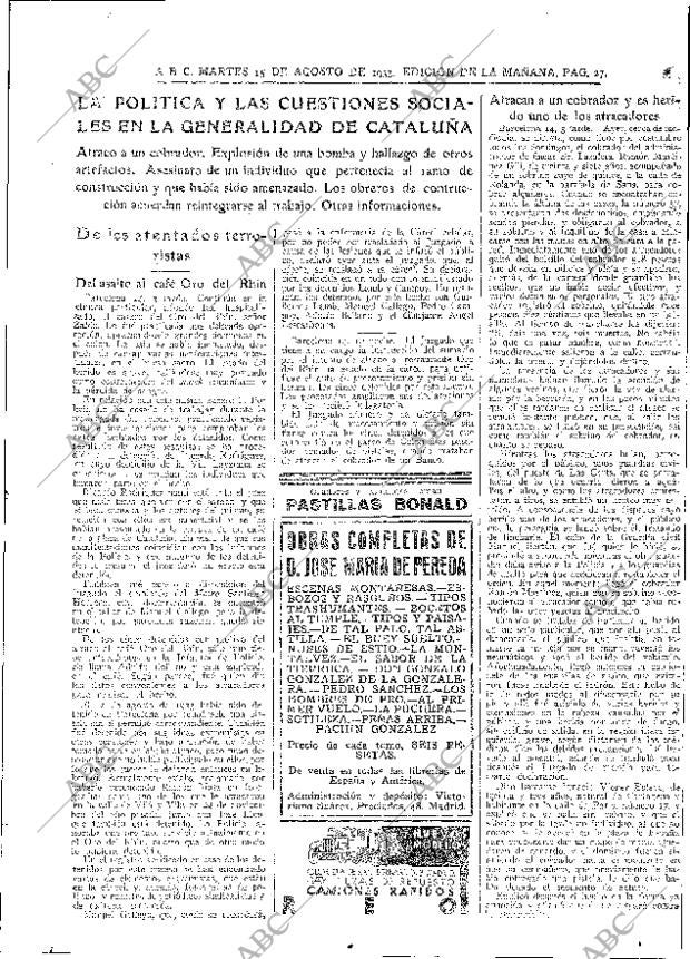 ABC MADRID 15-08-1933 página 27