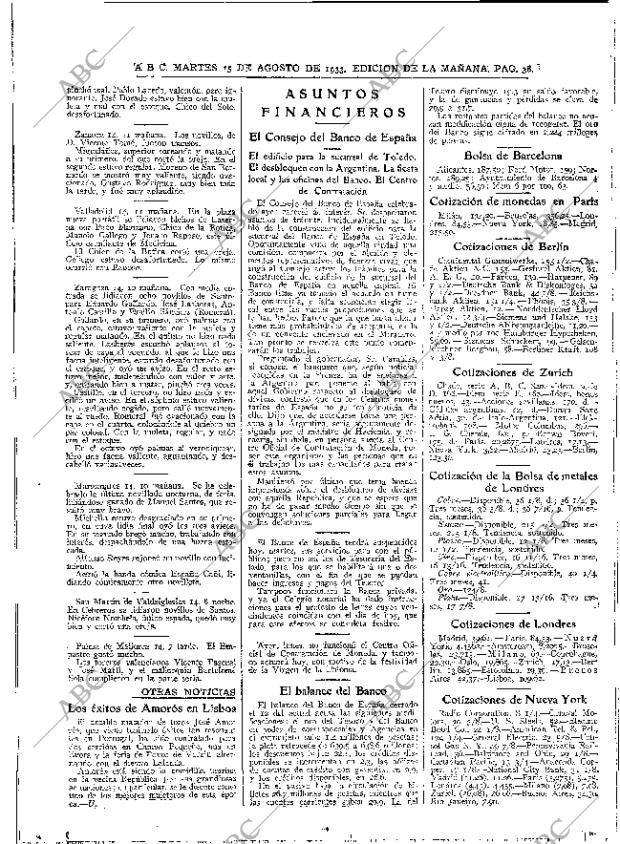 ABC MADRID 15-08-1933 página 38