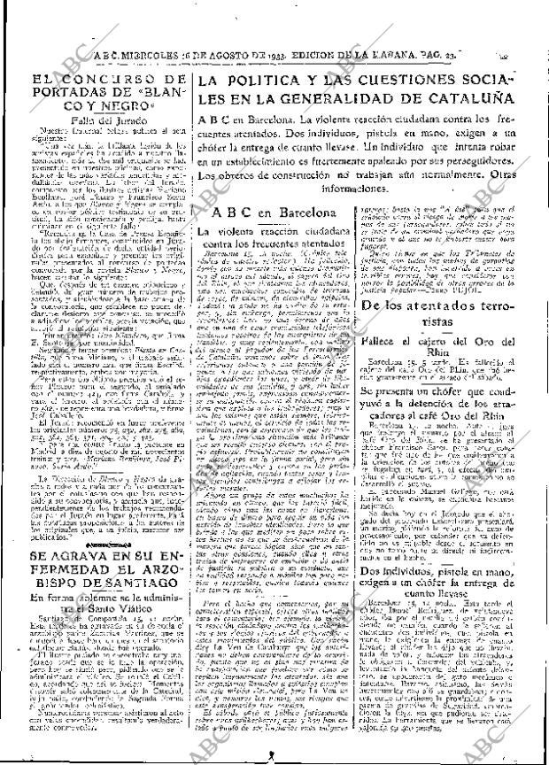ABC MADRID 16-08-1933 página 23