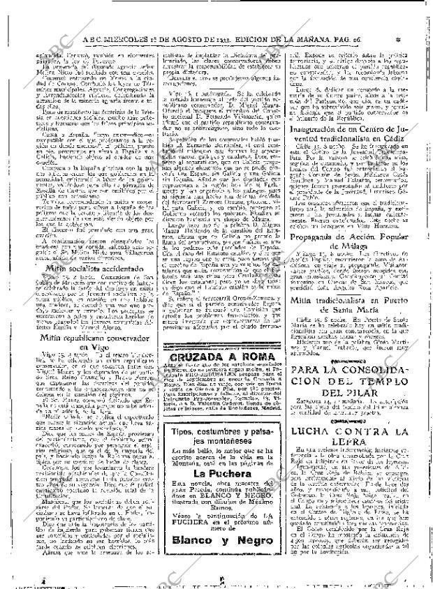 ABC MADRID 16-08-1933 página 26