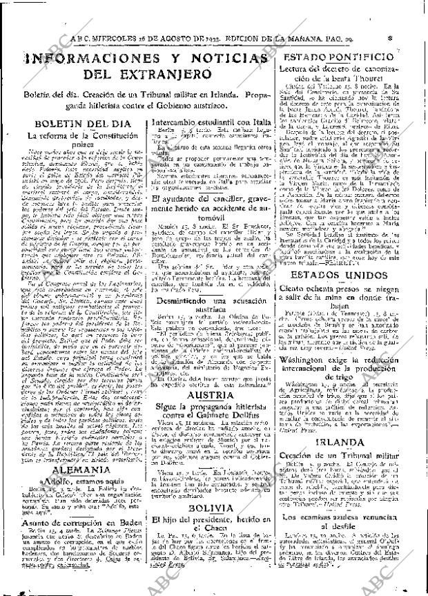 ABC MADRID 16-08-1933 página 29
