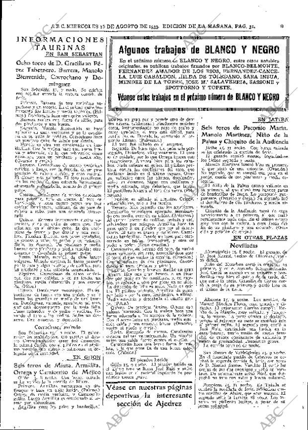 ABC MADRID 16-08-1933 página 31
