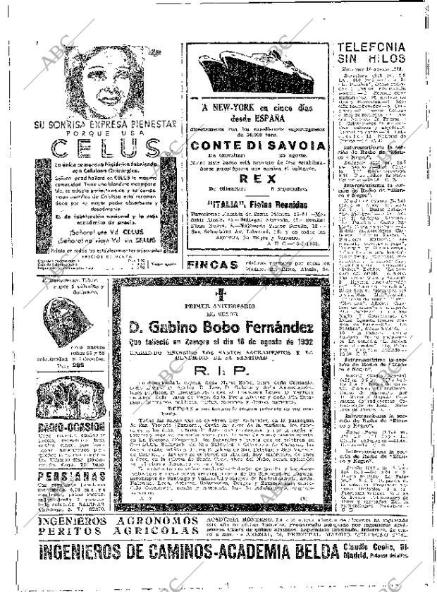 ABC MADRID 16-08-1933 página 38