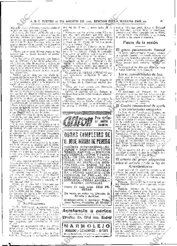 ABC MADRID 17-08-1933 página 23