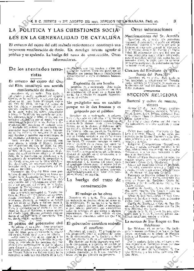 ABC MADRID 17-08-1933 página 27