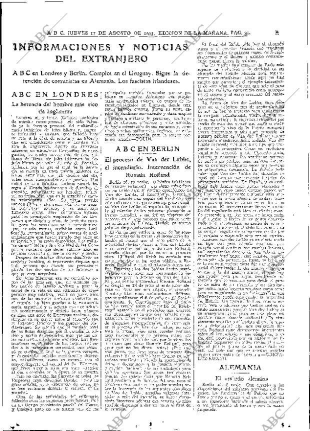 ABC MADRID 17-08-1933 página 31