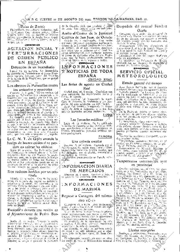 ABC MADRID 17-08-1933 página 37