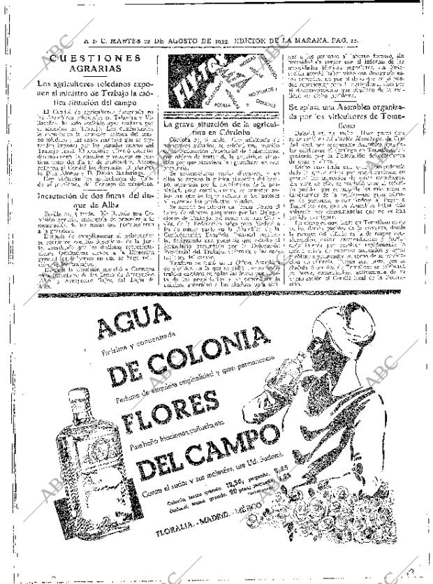 ABC MADRID 22-08-1933 página 22