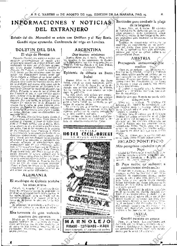 ABC MADRID 22-08-1933 página 29