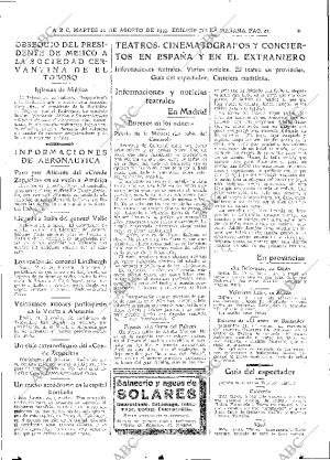 ABC MADRID 22-08-1933 página 41