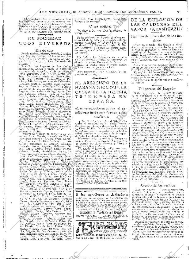 ABC MADRID 23-08-1933 página 18