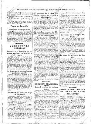 ABC MADRID 23-08-1933 página 22