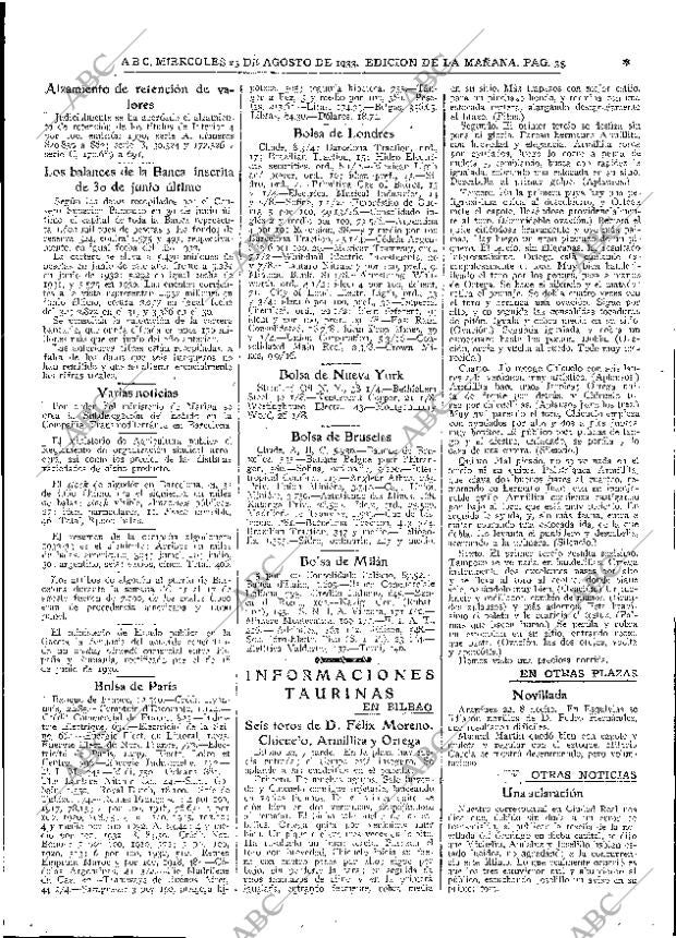 ABC MADRID 23-08-1933 página 35