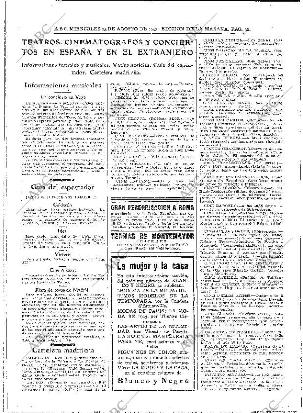 ABC MADRID 23-08-1933 página 36