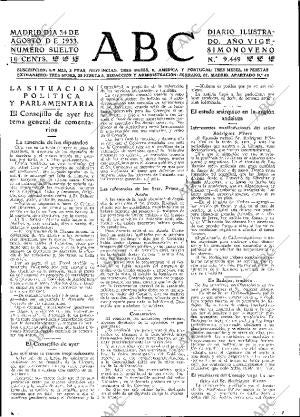 ABC MADRID 24-08-1933 página 15
