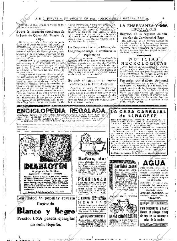 ABC MADRID 24-08-1933 página 34