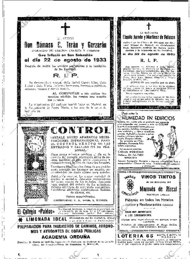 ABC MADRID 24-08-1933 página 40