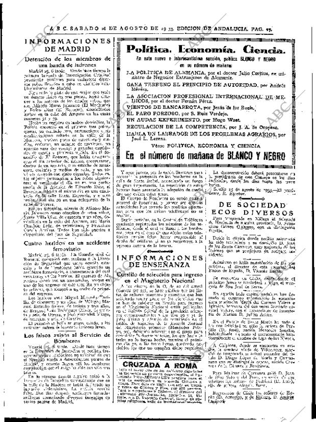 ABC SEVILLA 26-08-1933 página 27