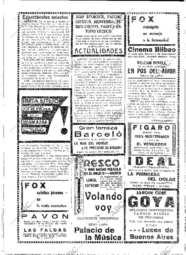 ABC MADRID 27-08-1933 página 28