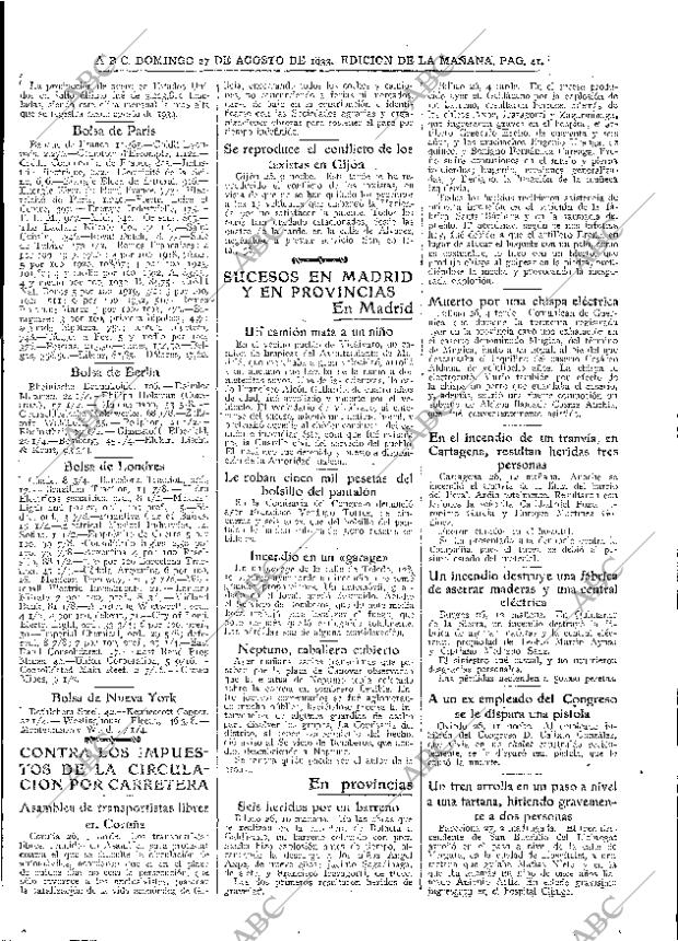 ABC MADRID 27-08-1933 página 41