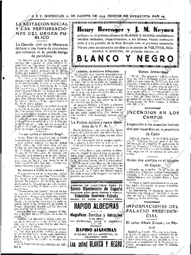 ABC SEVILLA 30-08-1933 página 25