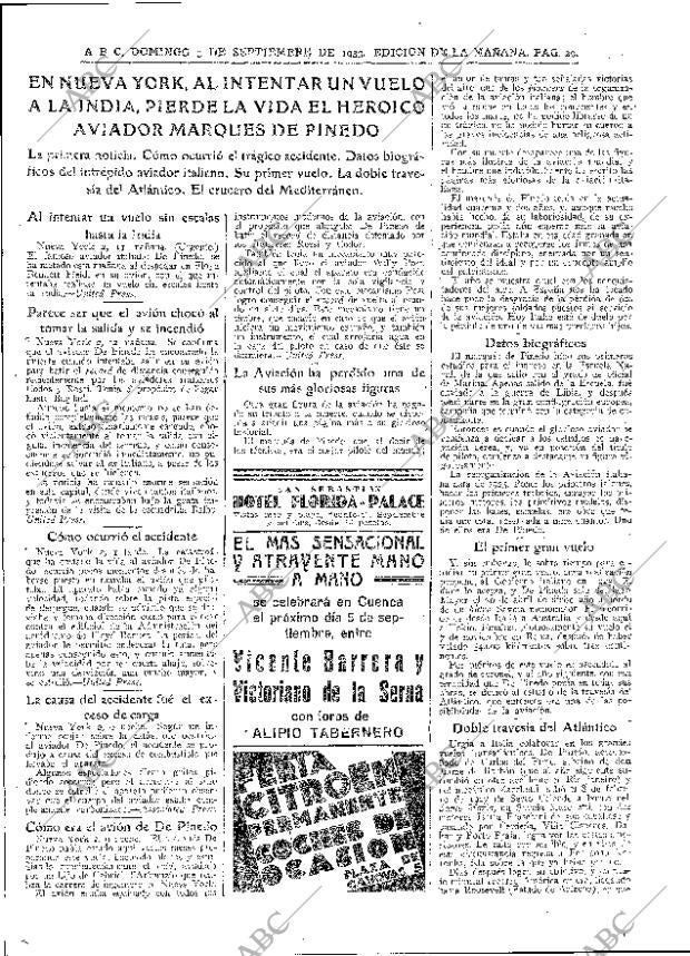 ABC MADRID 03-09-1933 página 25