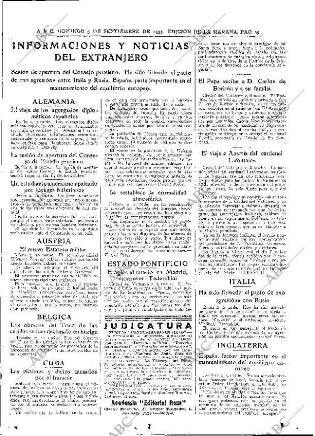 ABC MADRID 03-09-1933 página 35