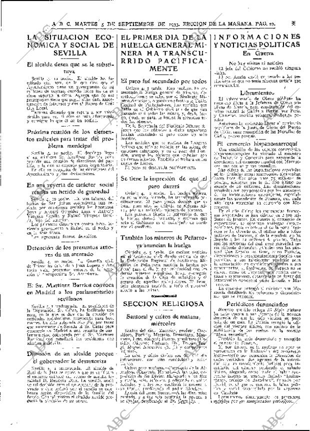 ABC MADRID 05-09-1933 página 27