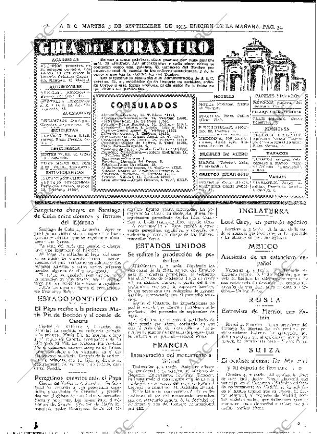 ABC MADRID 05-09-1933 página 34