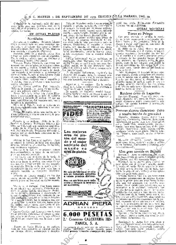 ABC MADRID 05-09-1933 página 39