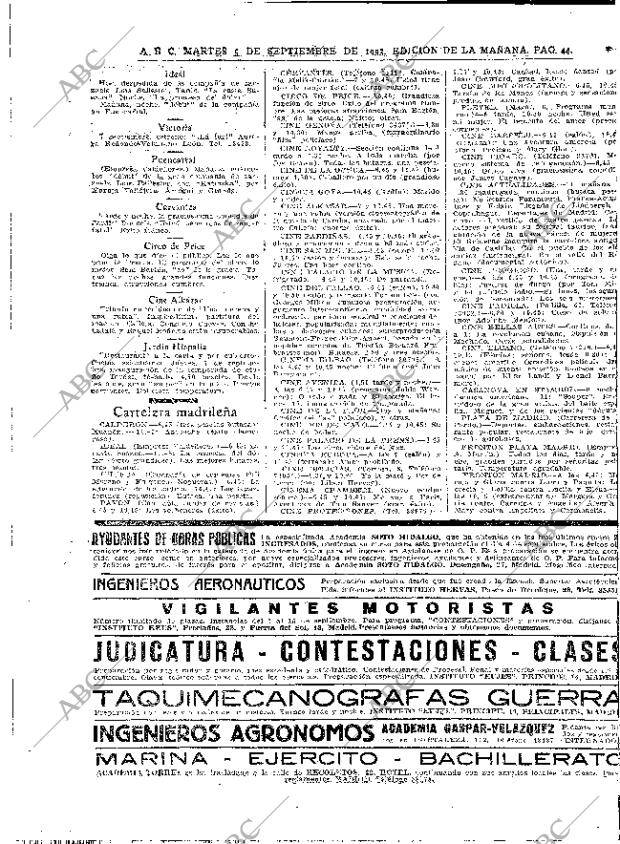 ABC MADRID 05-09-1933 página 44
