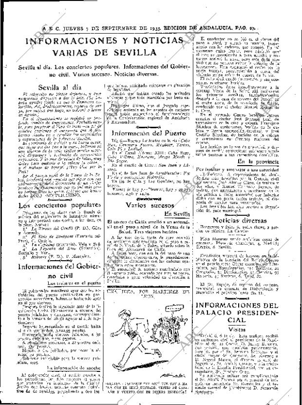 ABC SEVILLA 07-09-1933 página 27